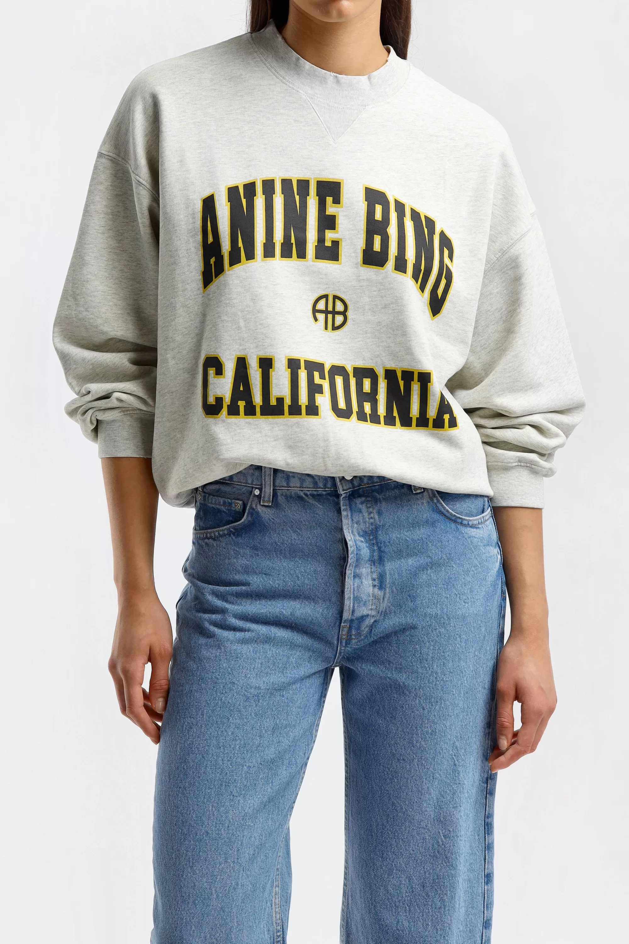 Frauen Anine Bing Sweatshirt Jaci California In Grau