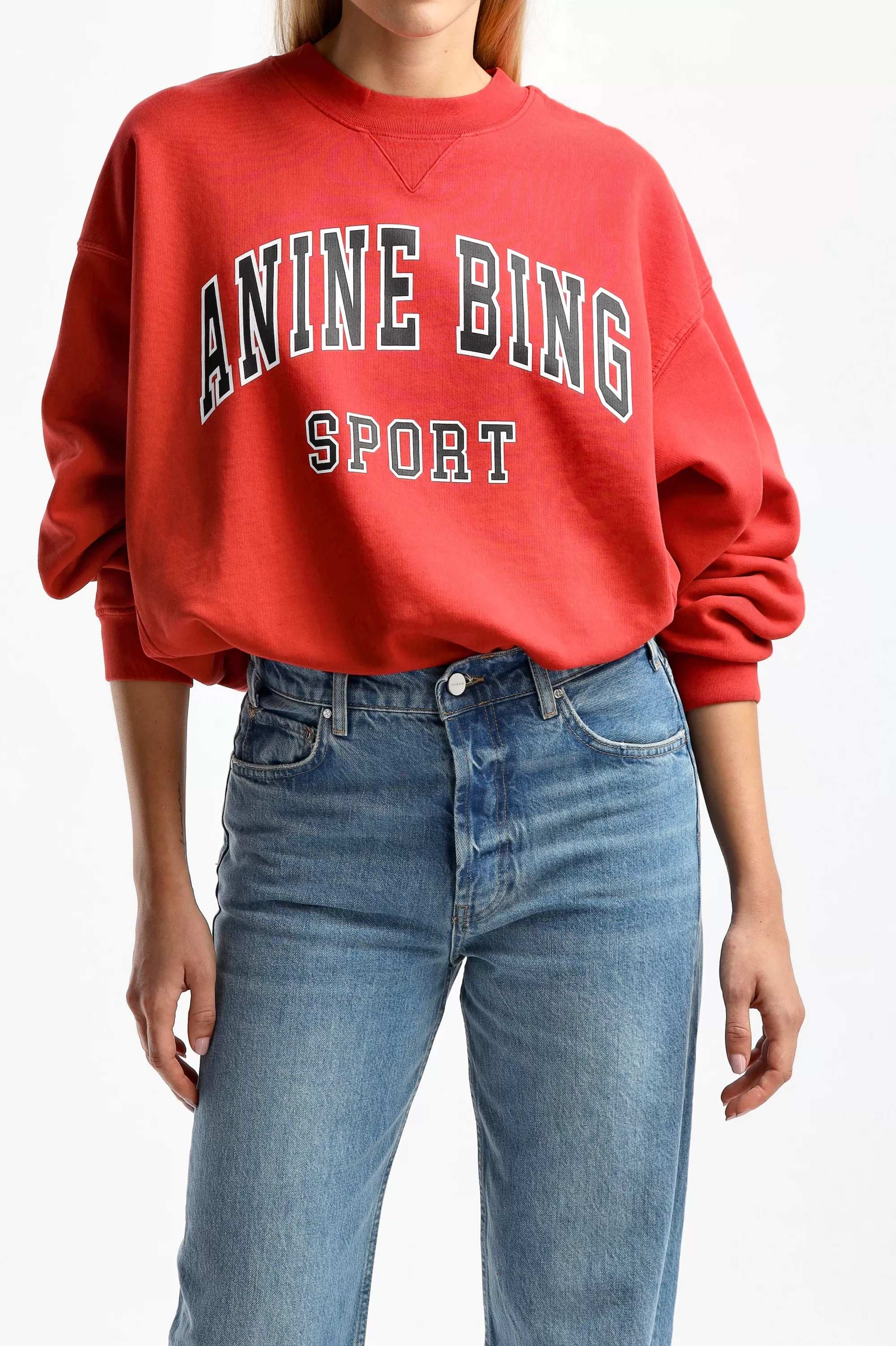 Frauen Anine Bing Sweatshirt Jaci In Rot