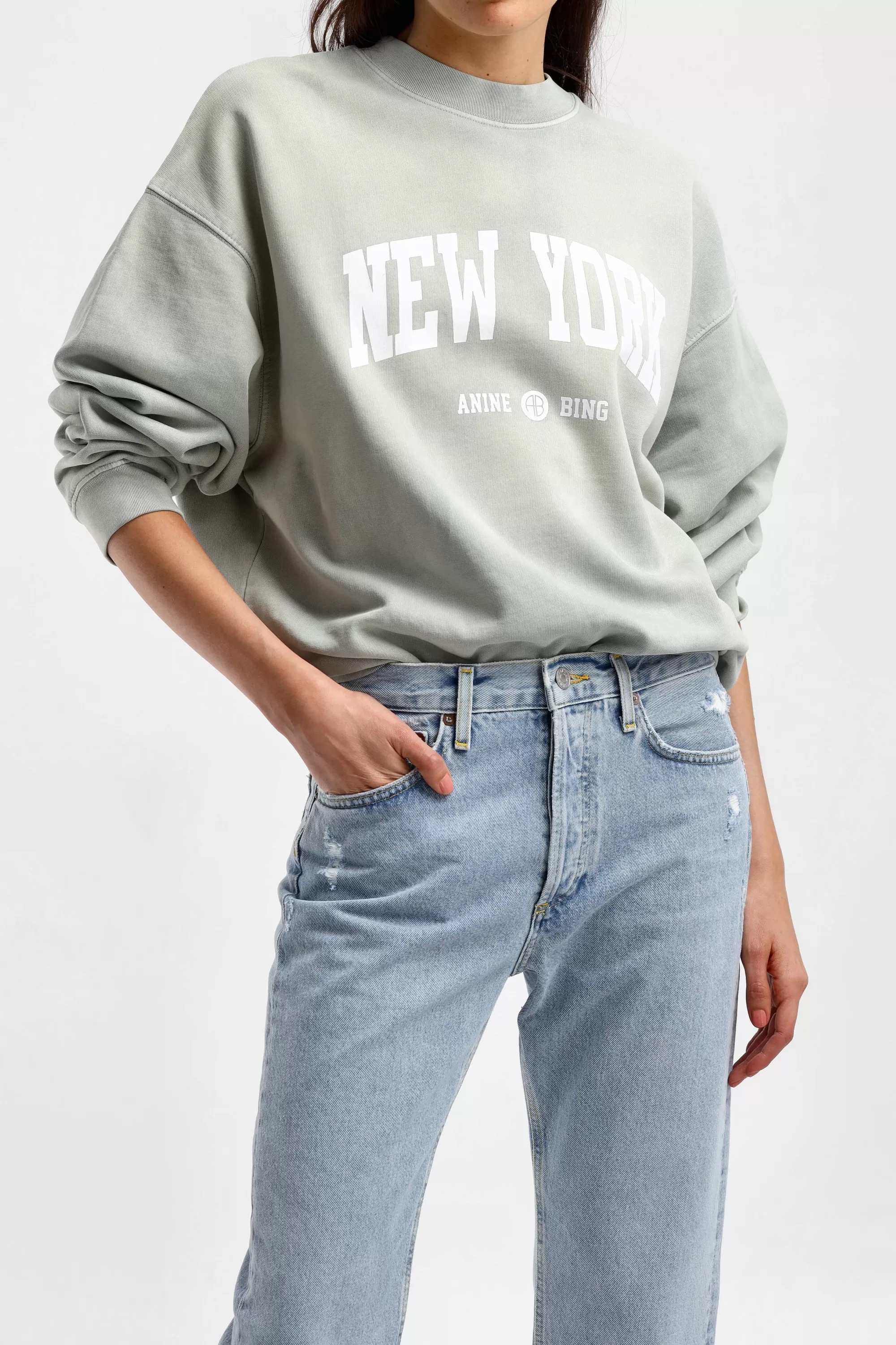 Frauen Anine Bing Sweatshirt Jaci Ny In Grun