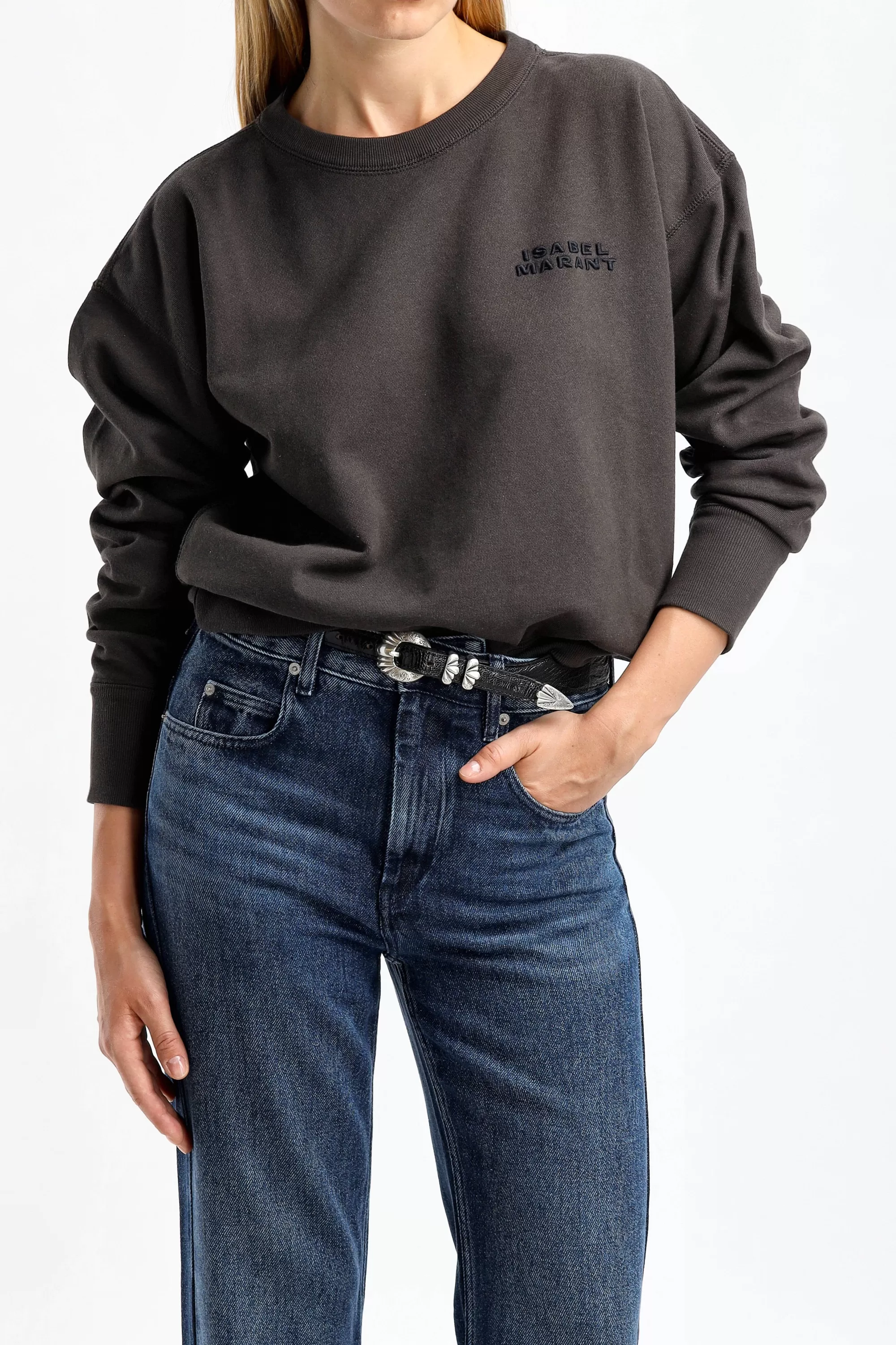 Frauen Isabel Marant Sweatshirt Shad In Faded Black