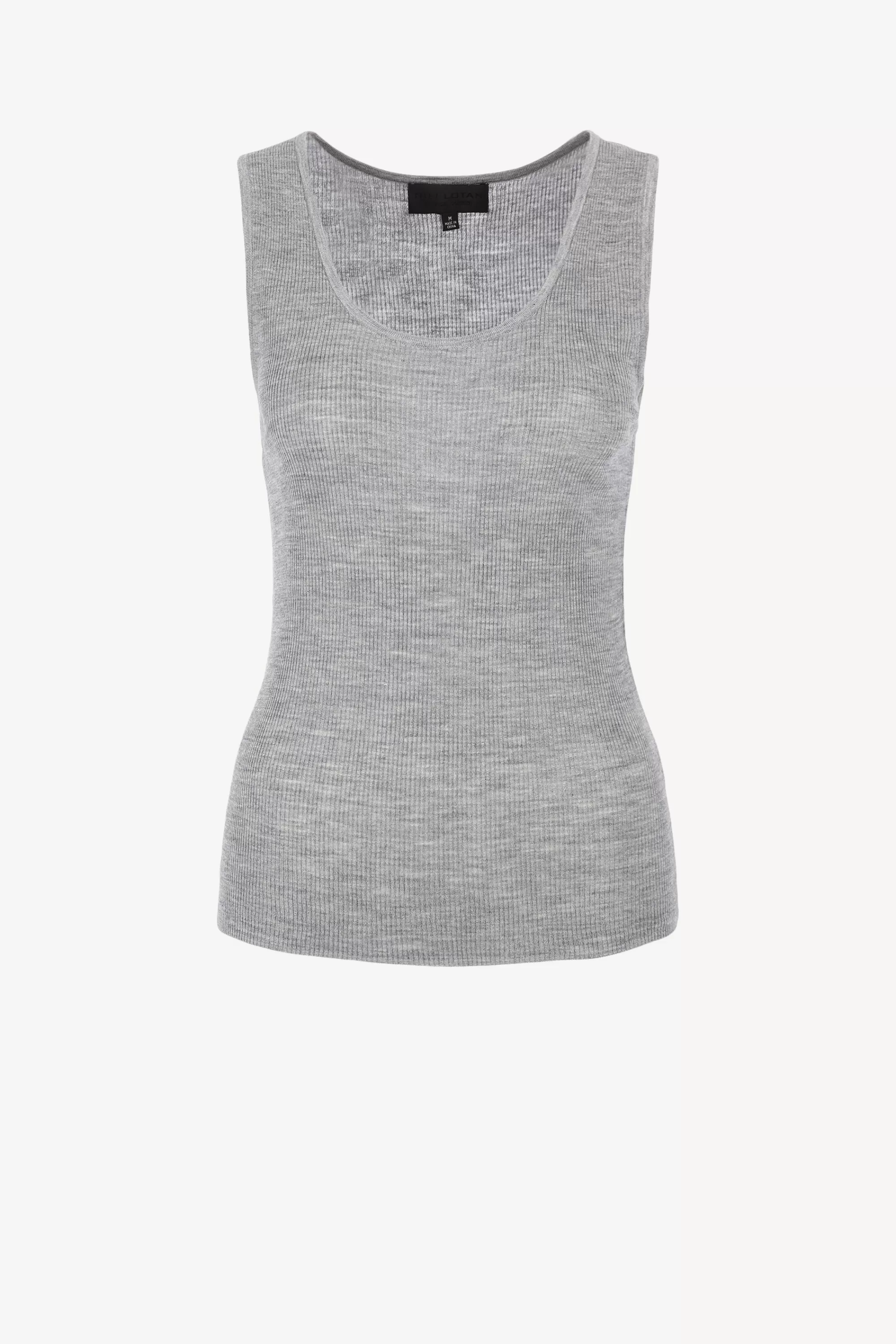 Frauen Nili Lotan Tank Top Becky In Grey Melange