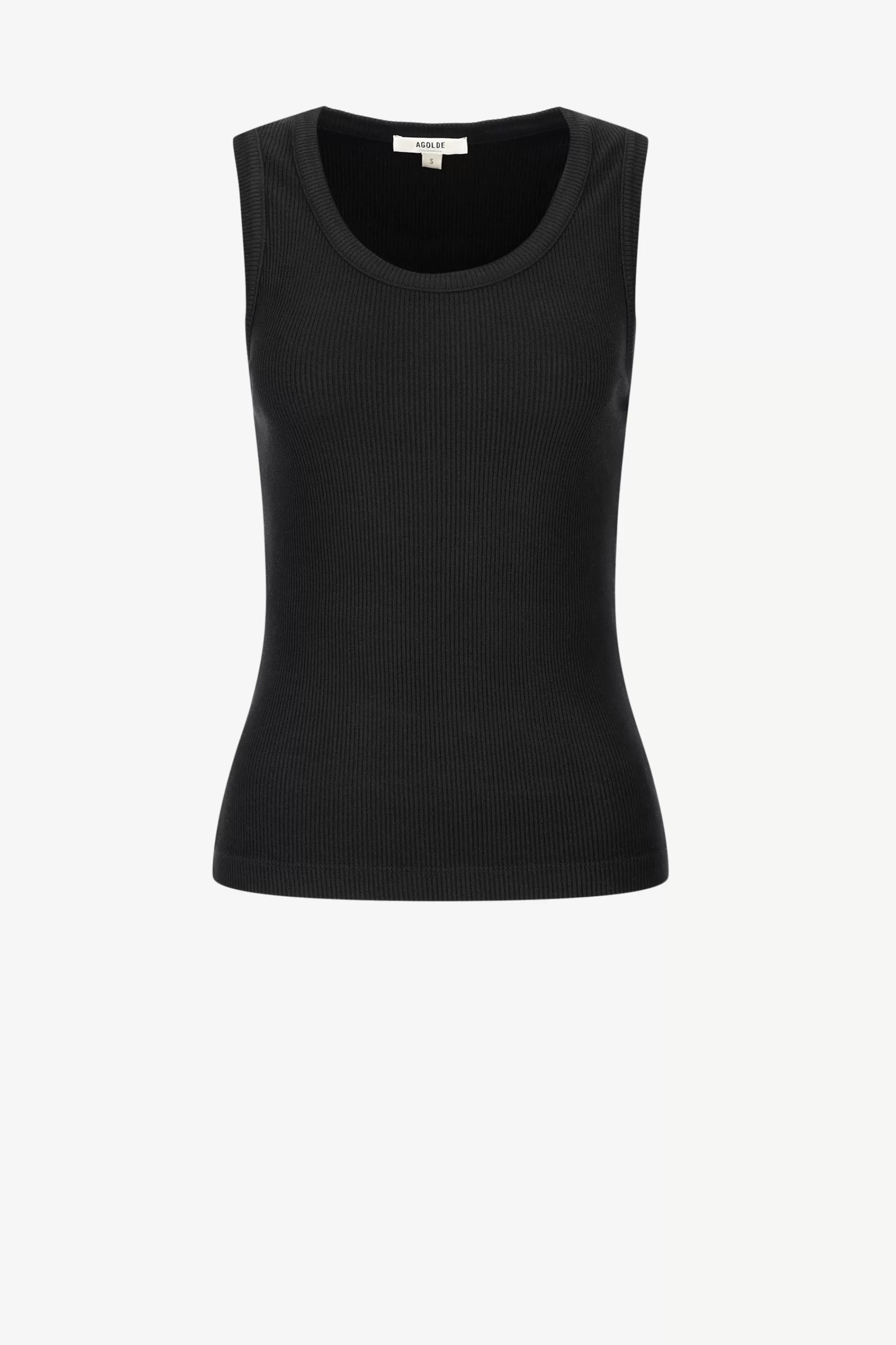 Frauen Agolde Tank Top Poppy In Schwarz