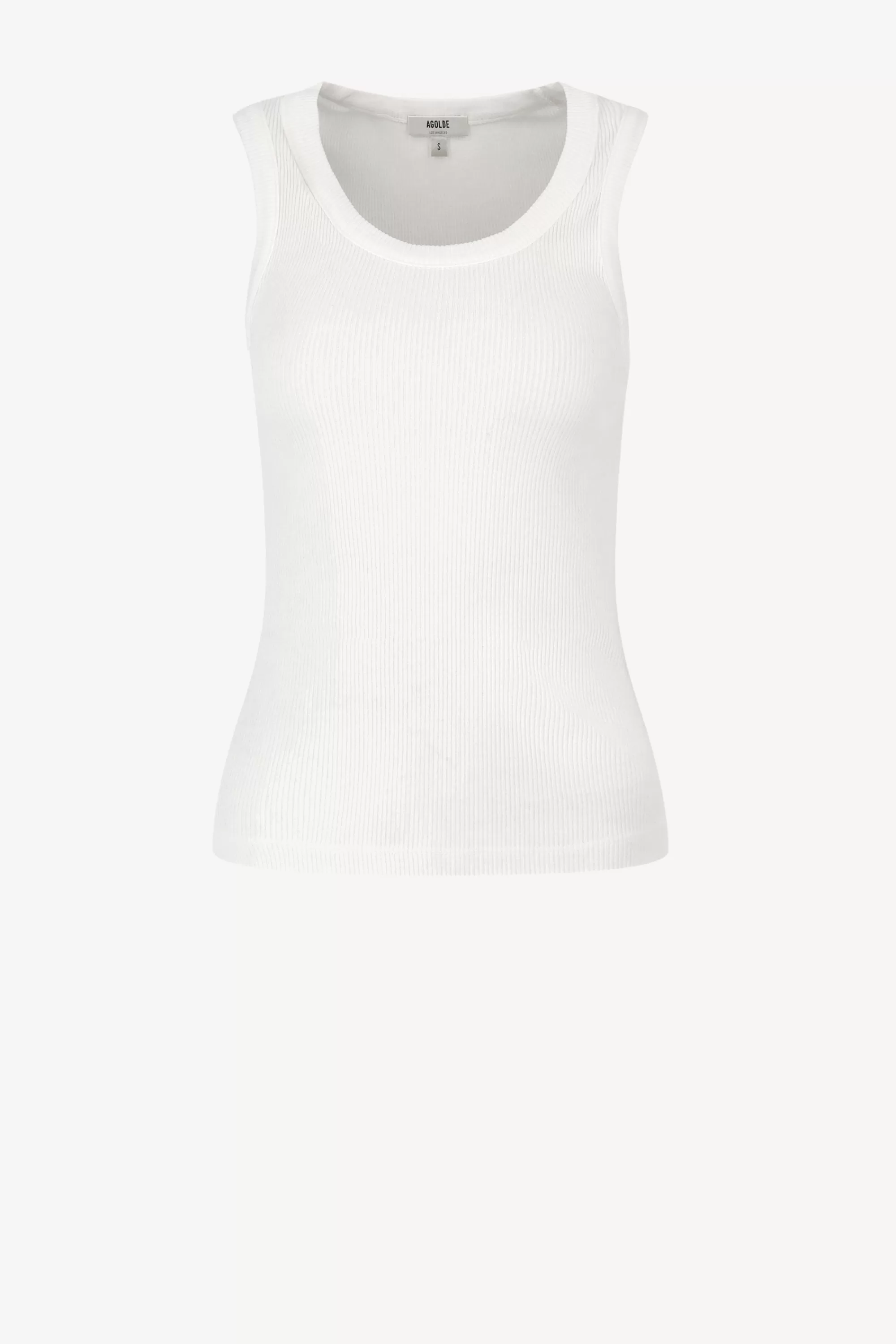 Frauen Agolde Tank Top Poppy In Tissue