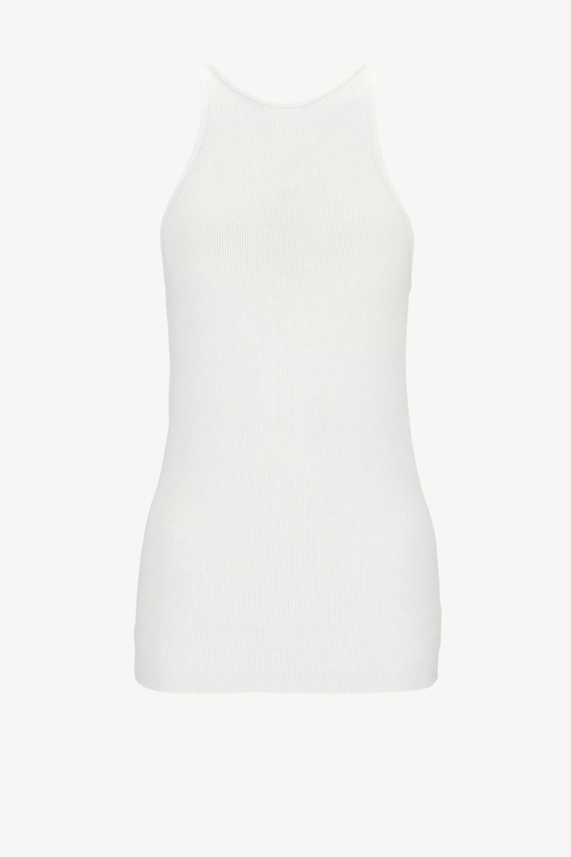 Frauen Anthony Thomas Melillo Tank Top Reverse Racer In Weis