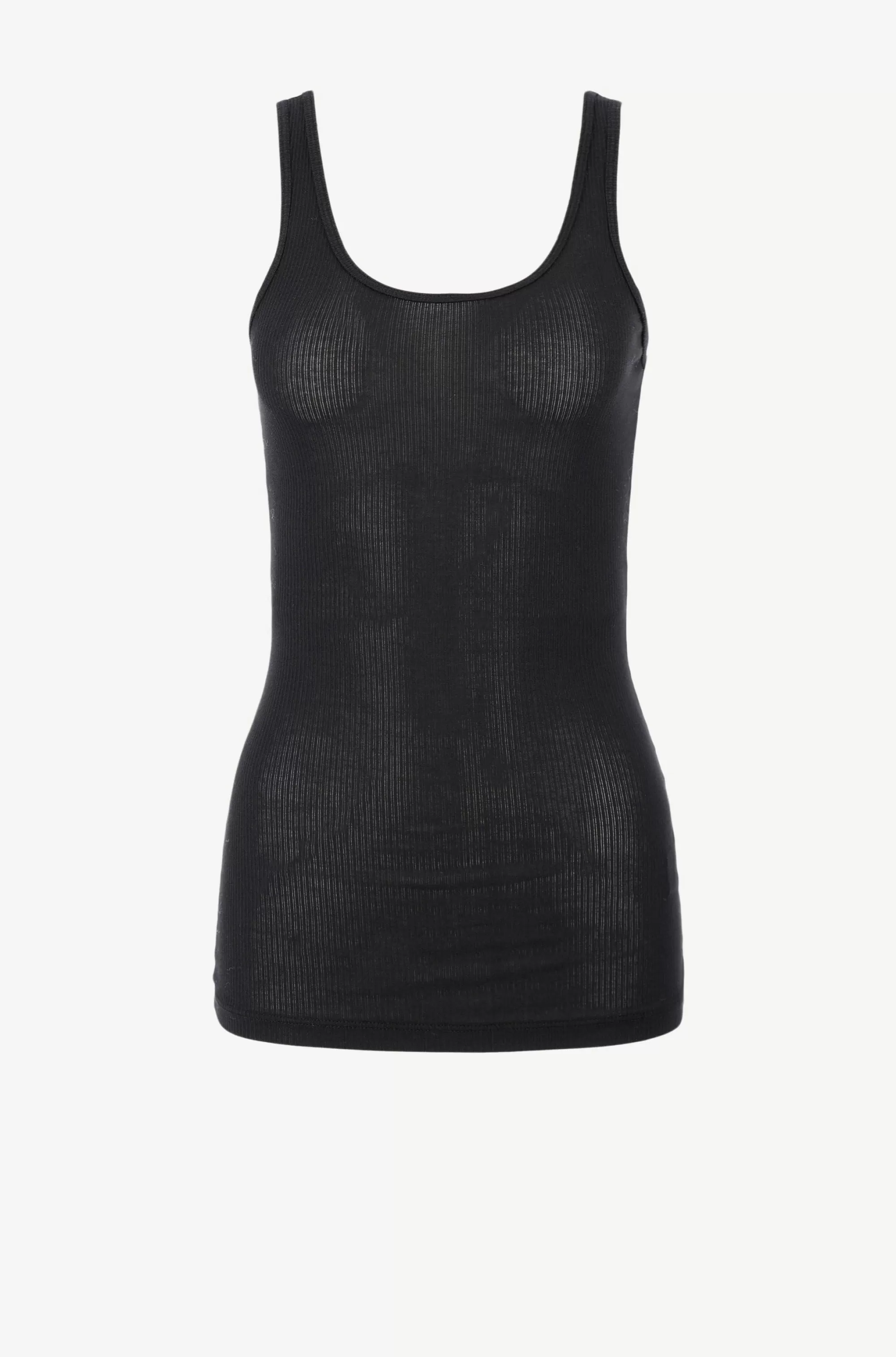 Frauen James Perse Tank Top The Daily In Schwarz