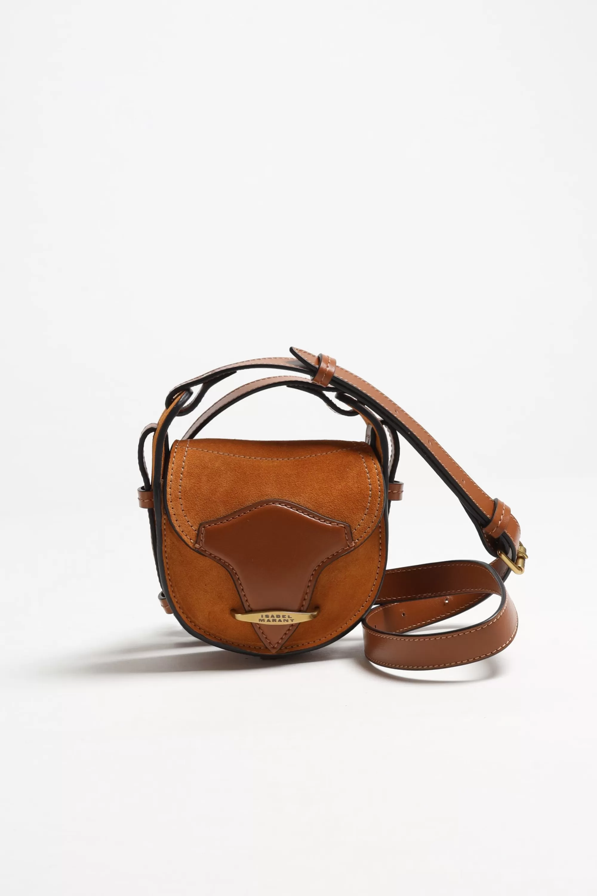 Frauen Isabel Marant Tasche Botsy Mini Suede In Sienna