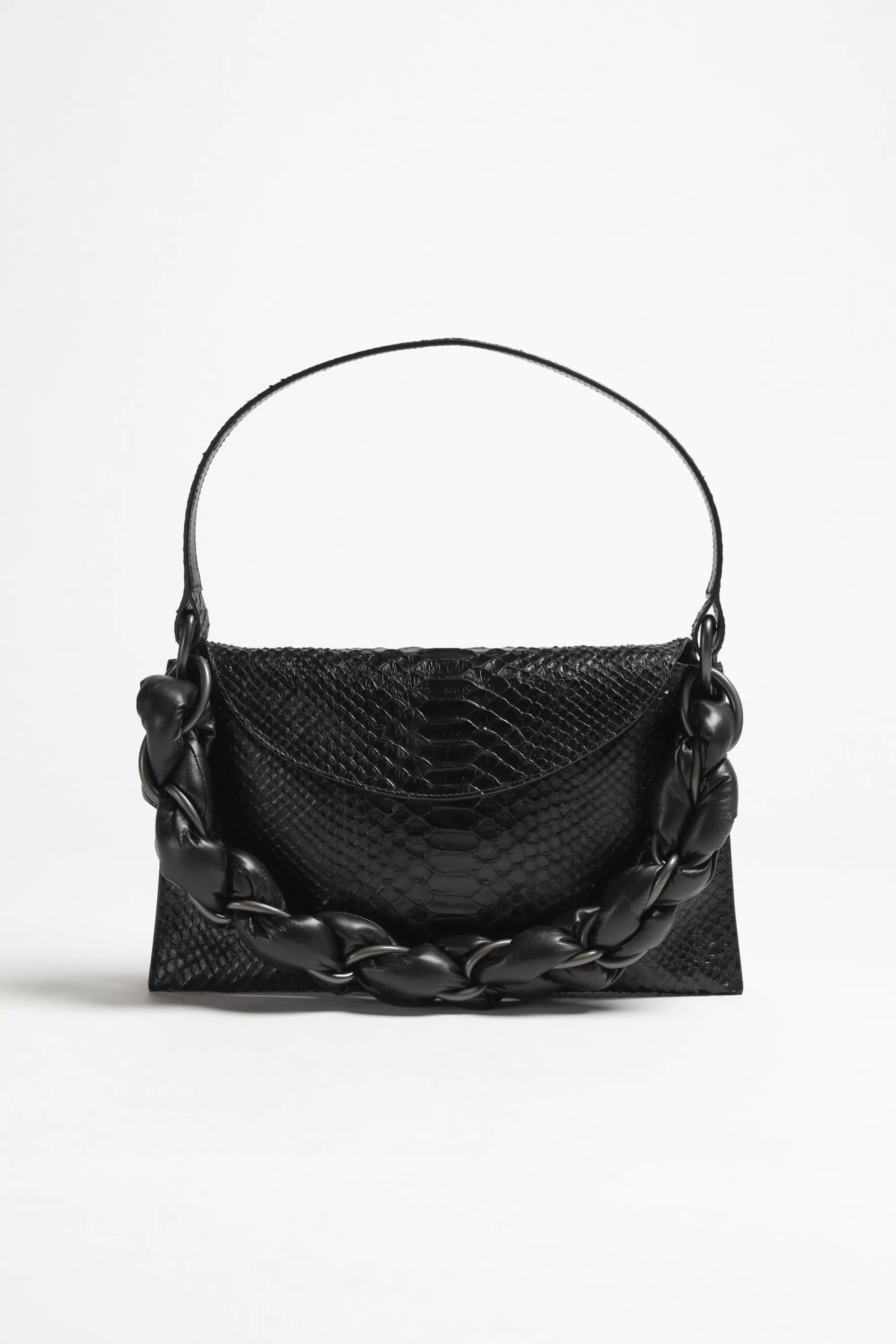 Frauen Proenza Schouler Tasche Carved Python Braid In Schwarz