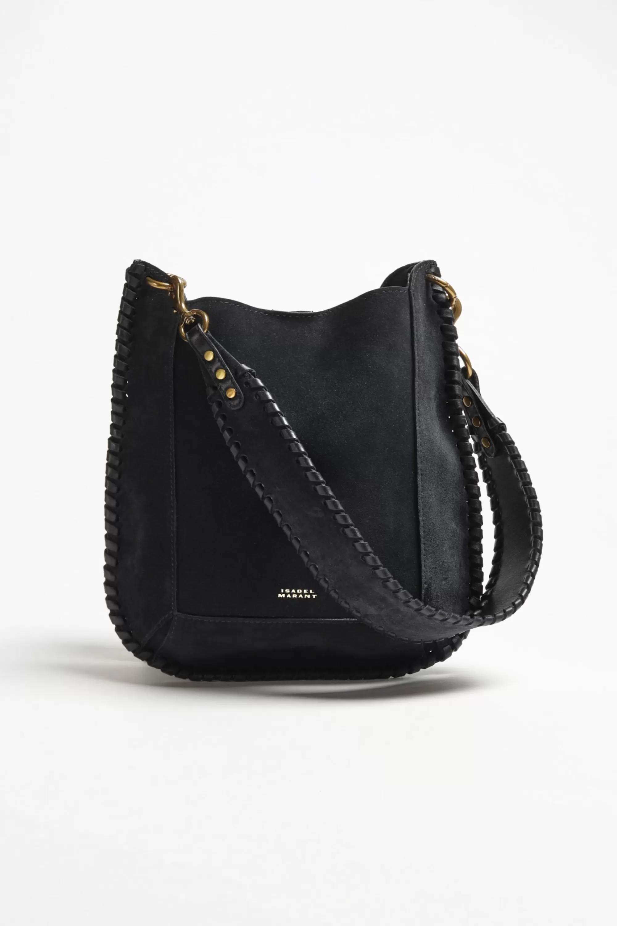 Frauen Isabel Marant Tasche Oskan Suede In Schwarz