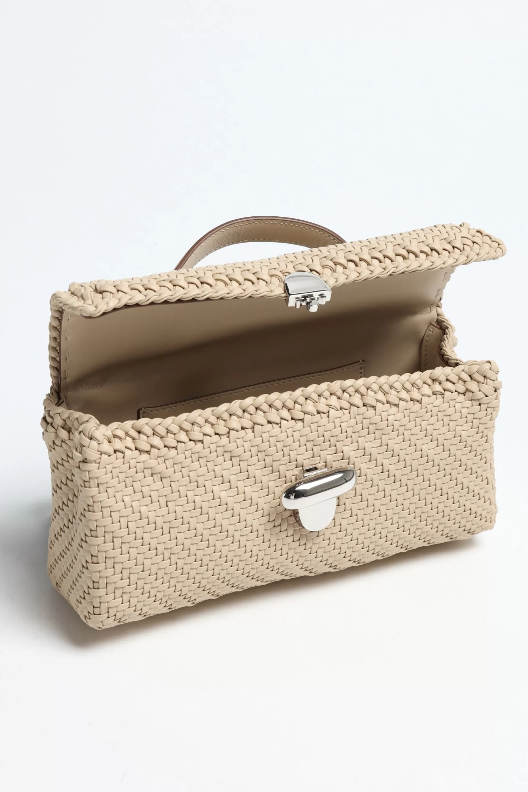 Frauen Savette Tasche Symmetry Pochette Woven In Bone