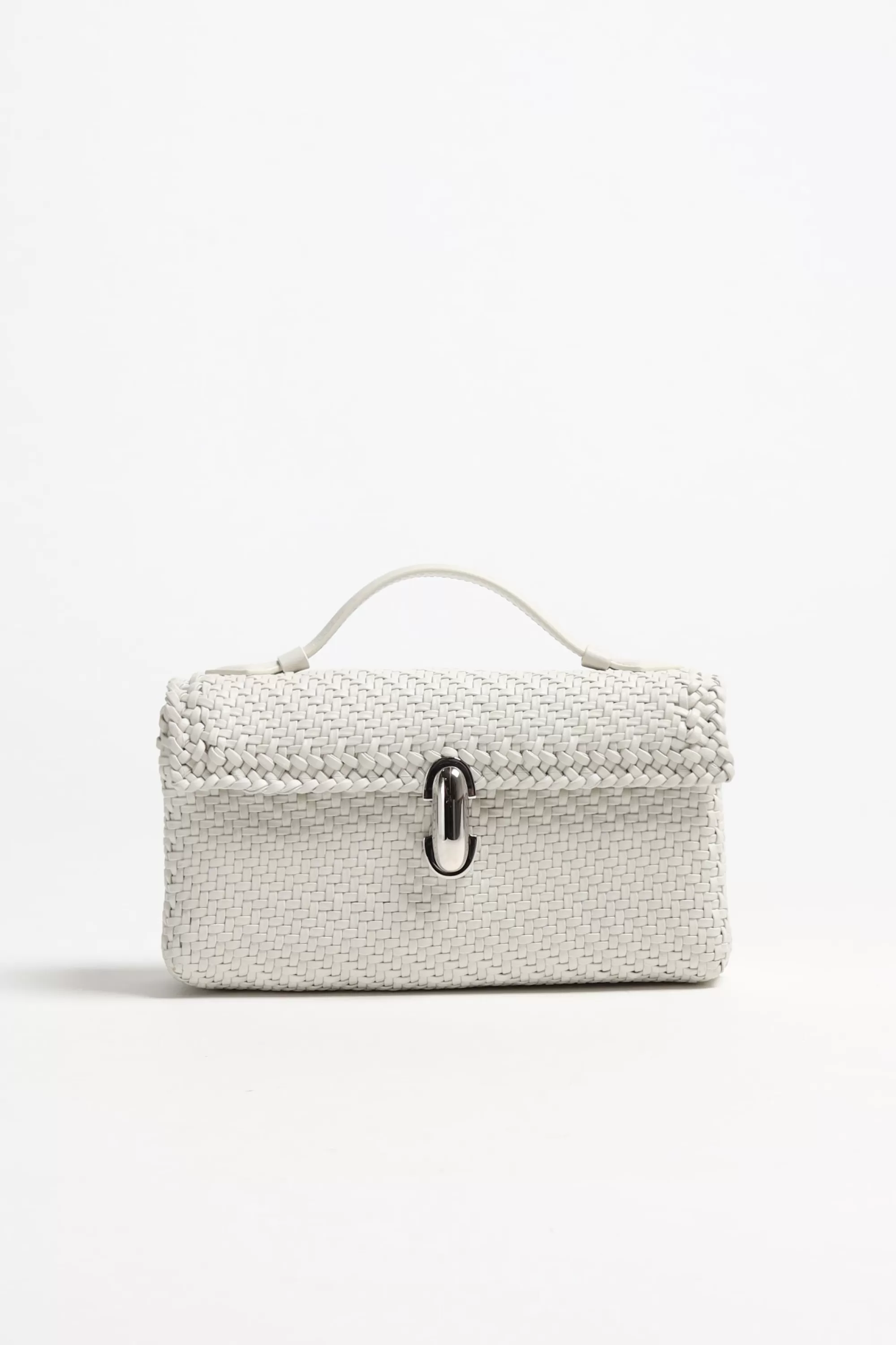 Frauen Savette Tasche Symmetry Pochette Woven In Ivory