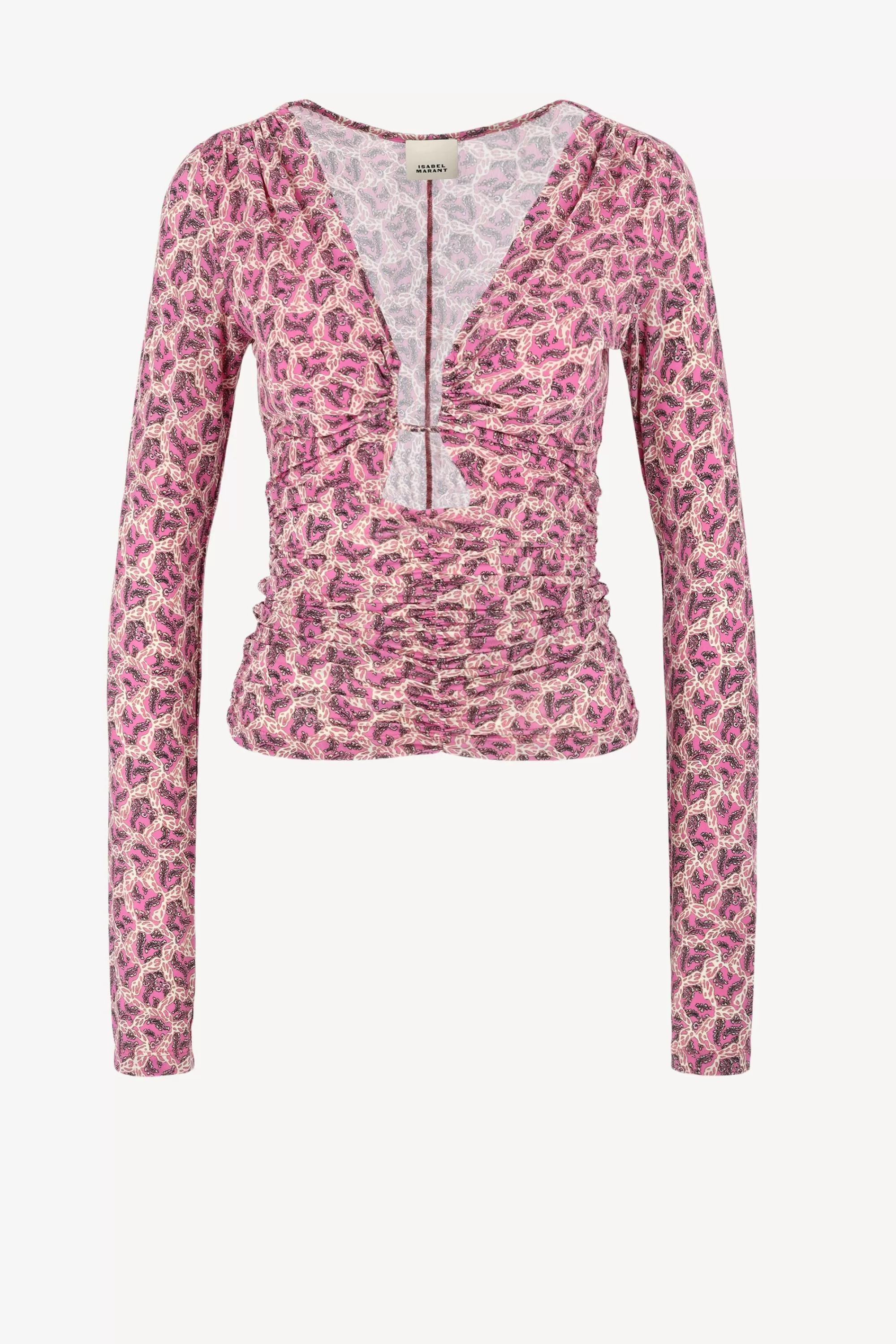 Frauen Isabel Marant Top Laura In Fuchsia