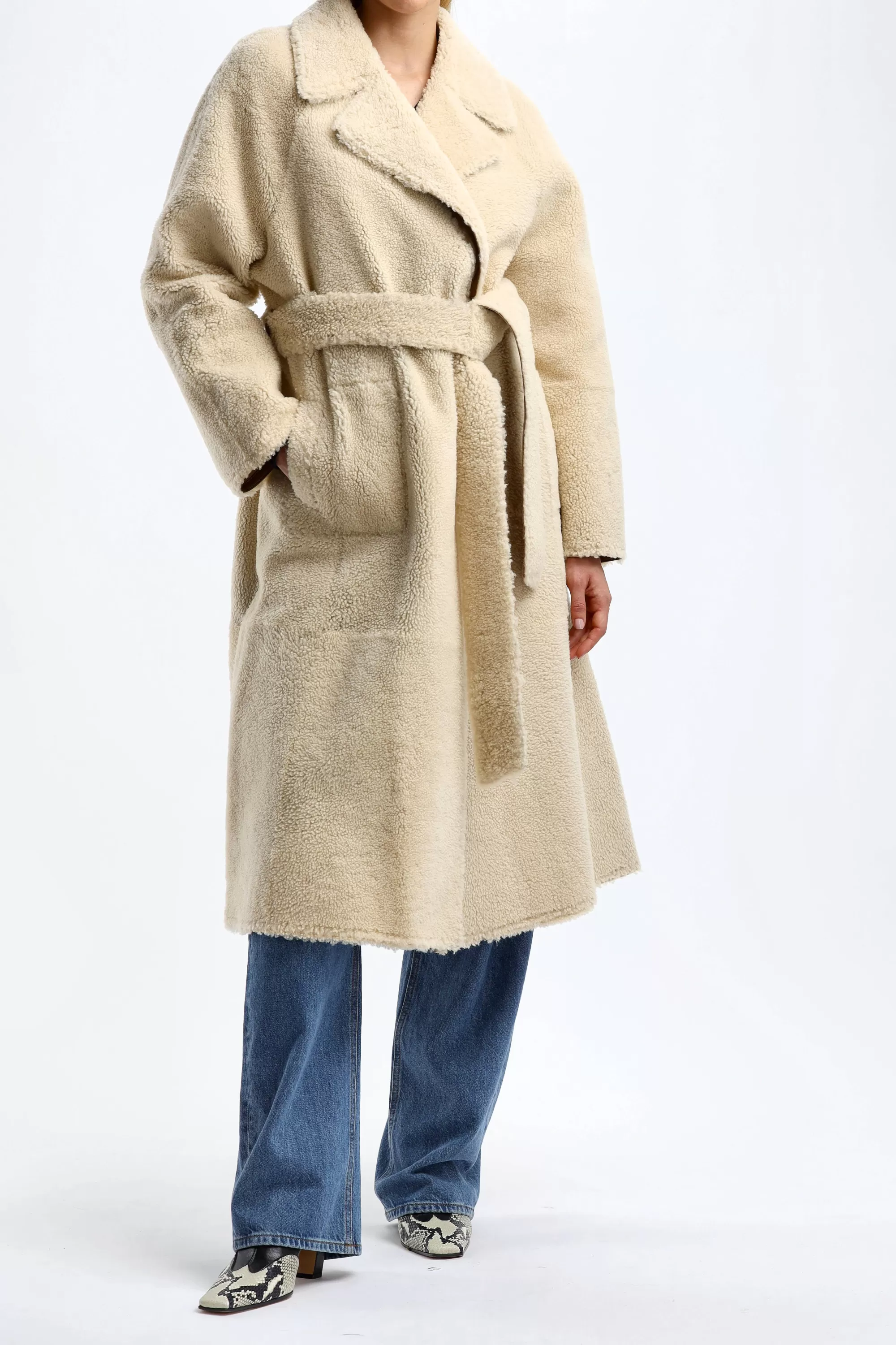 Frauen Closed Trenchcoat In Shetland