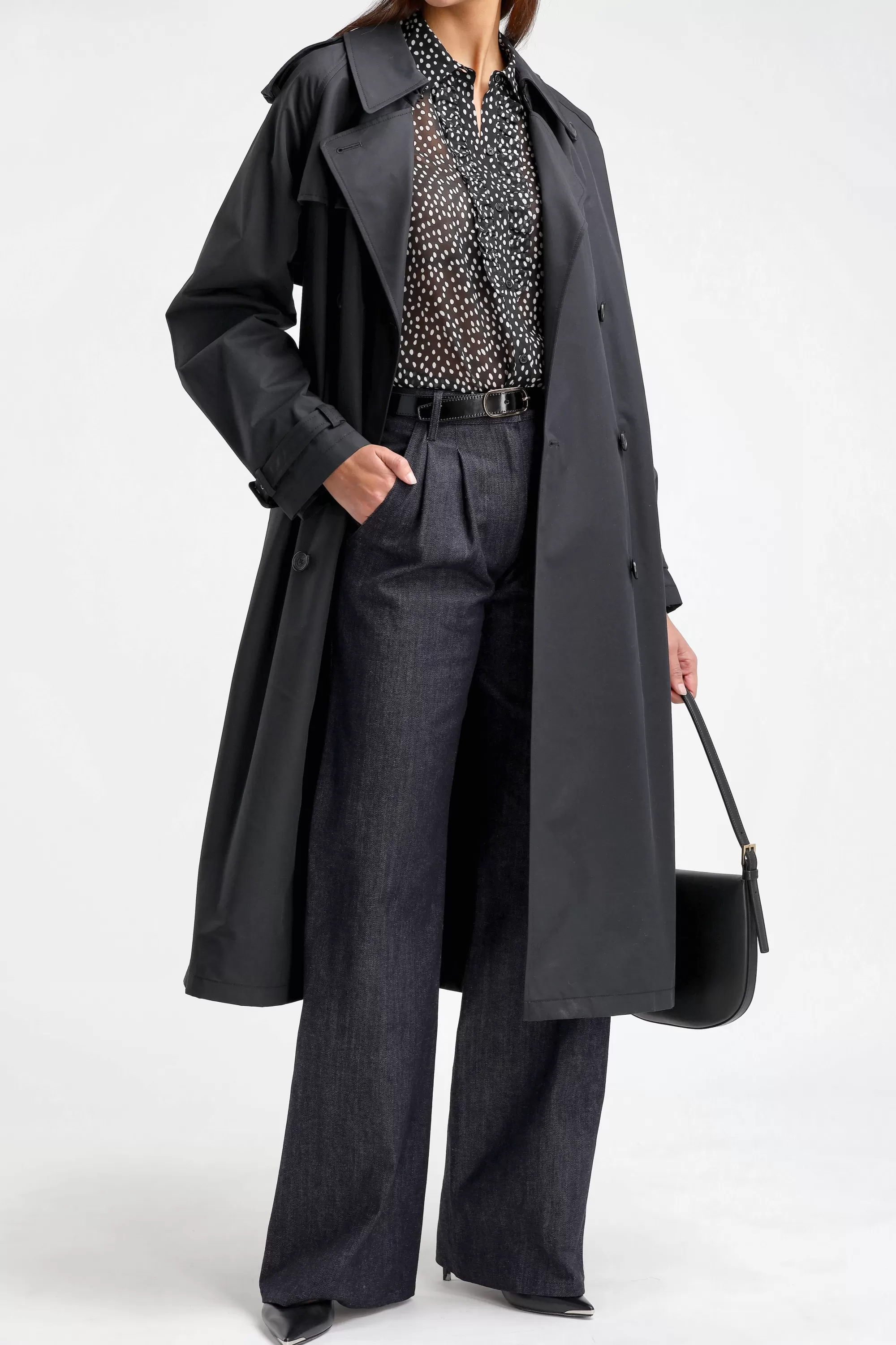 Frauen Nili Lotan Trenchcoat Tanner In Schwarz