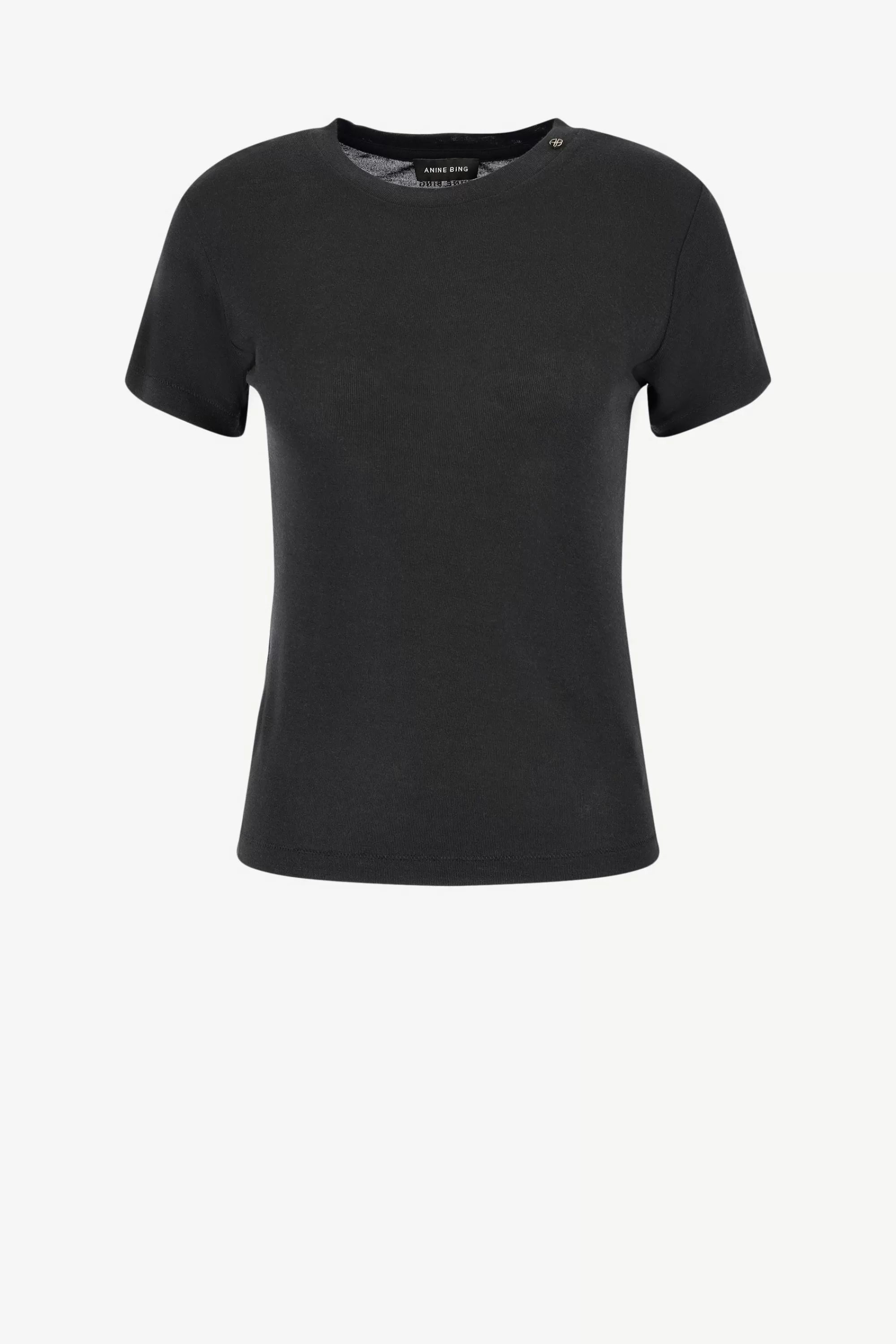 Frauen Anine Bing T-Shirt Amani In Schwarz