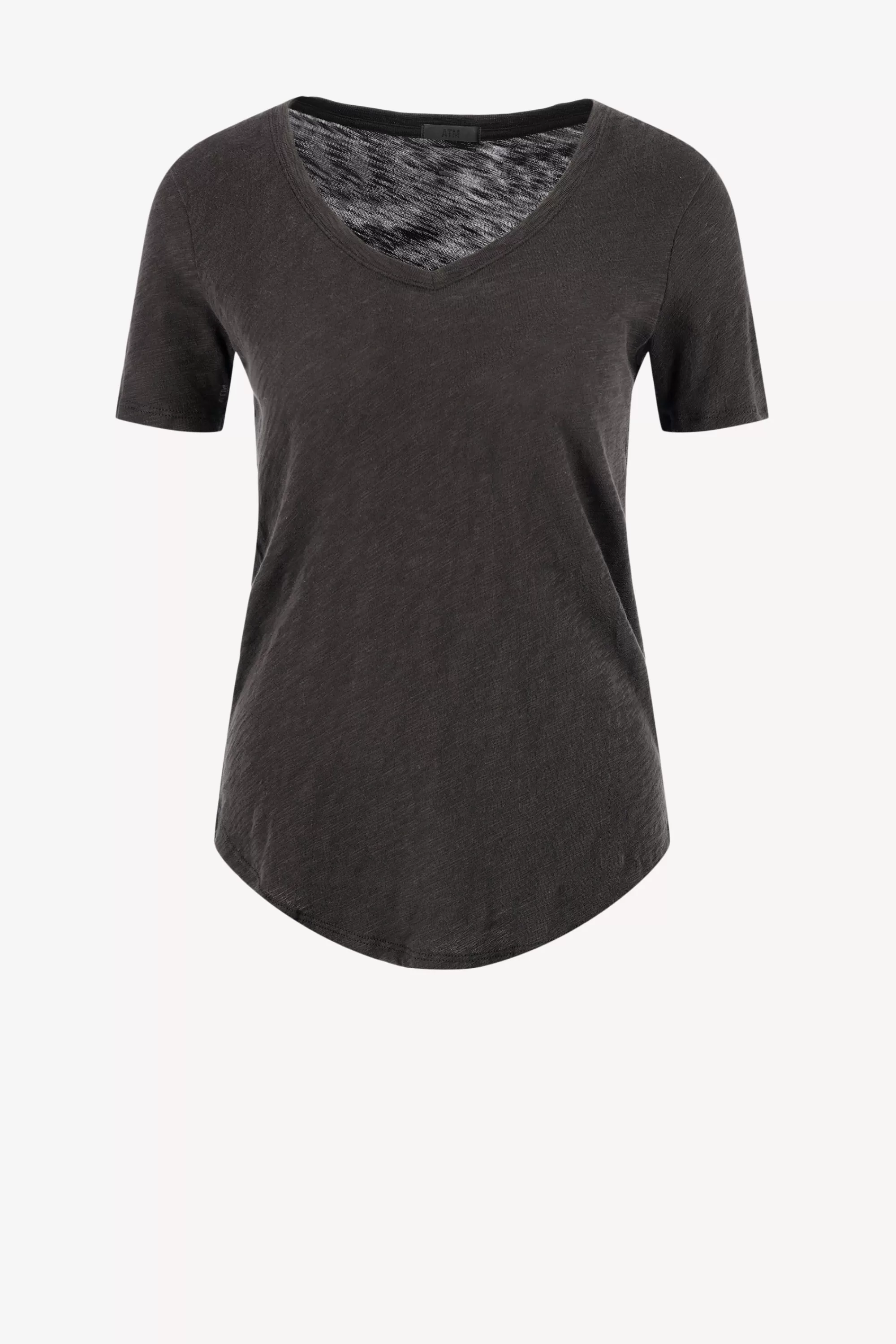 Frauen Anthony Thomas Melillo T-Shirt Classic V In Schwarz