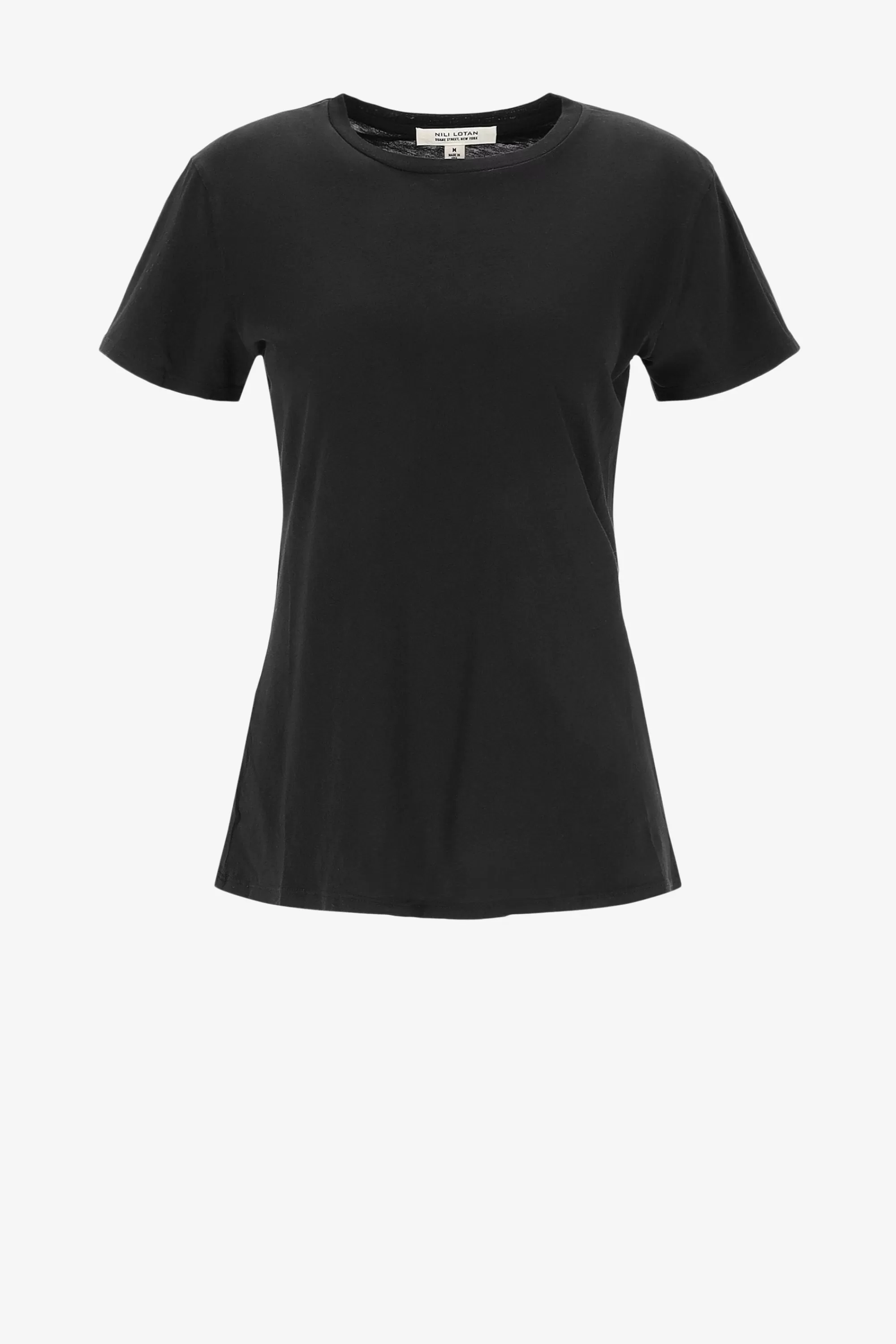 Frauen Nili Lotan T-Shirt Lana In Jet Black